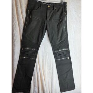 Argonaut Nation Punk Moto Zipper  Pants Size 34x34